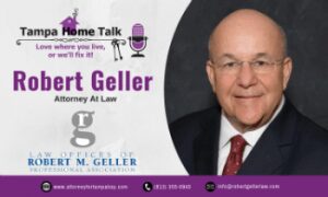 Robert M. Geller Certified Bankruptcy Attorney Joins Money Talk Tampa Bay, Florida.