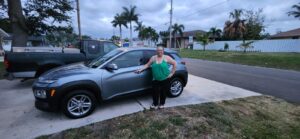 Client who got their car back after bankruptcy